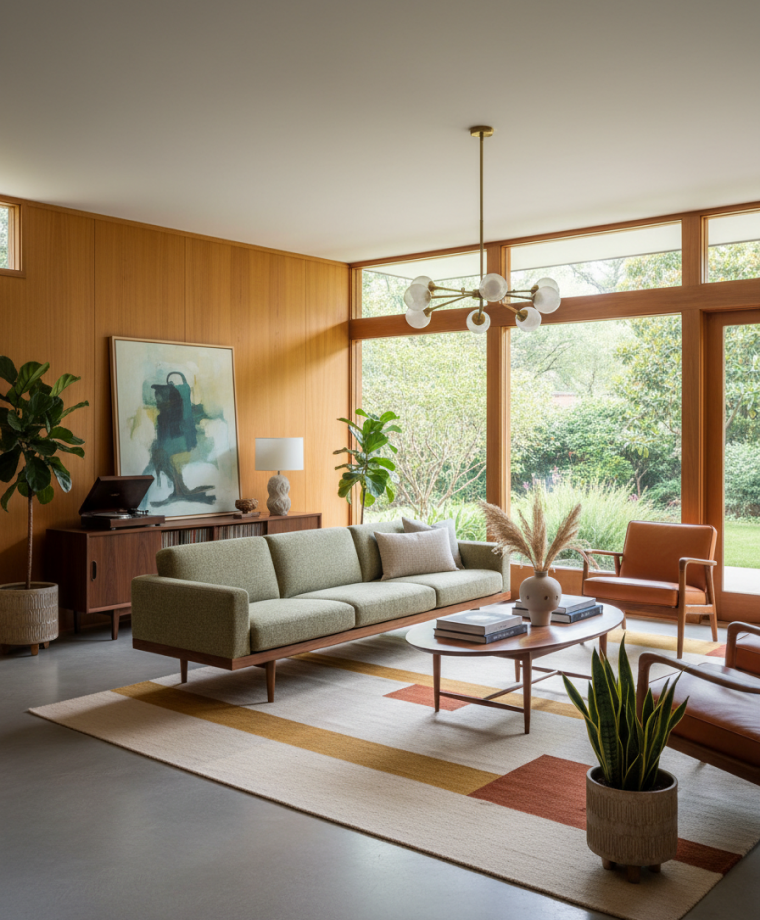 Mid-Century Dream living room